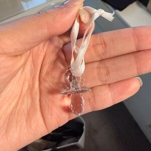 Swarovski Crystal Pacifier Charm with original box